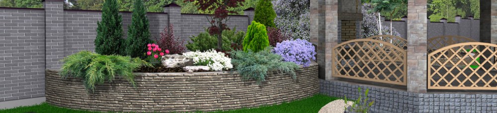 backyard retaining walls for garden 