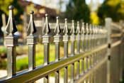 close up ornamental fences